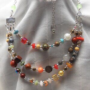 No 551 Set of three handmade jewelry pieces for daughter and mom